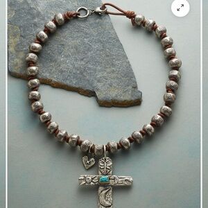 Faith & Life Necklace JesMaharry handmade

Silver Beaded Cross Necklace